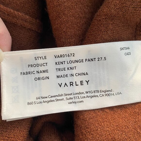 Varley "Kent" Lounge Pant, size XS - Picture 6 of 8